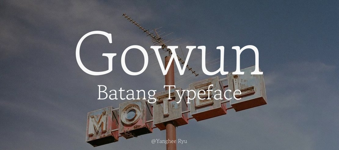 Gowun Batang Font: A Minimalist Serif with Cultural Roots